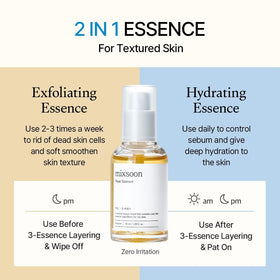 mixsoon Bean Essence texture close-up showing silky mucin-like consistency