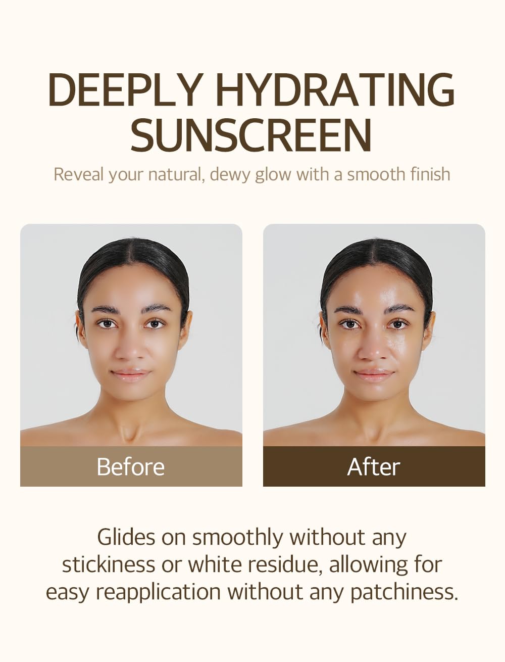 mixsoon creamy airy texture close-up, lightweight hydration visible