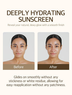mixsoon creamy airy texture close-up, lightweight hydration visible