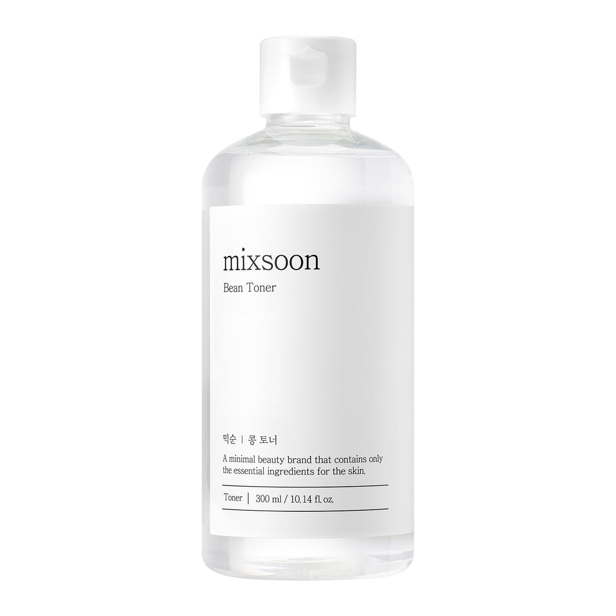 mixsoon front bottle showing 300ml packaging and gentle hydration benefit