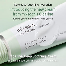 mixsoon centella closeup highlighting soothing botanical extract to calm skin