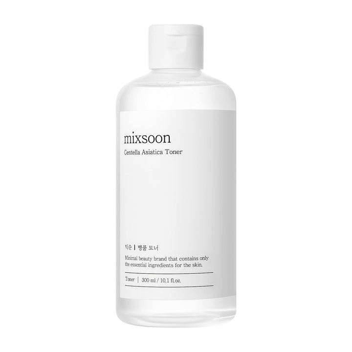 mixsoon front packaging showing bottle and label, soothing gentle formula benefit