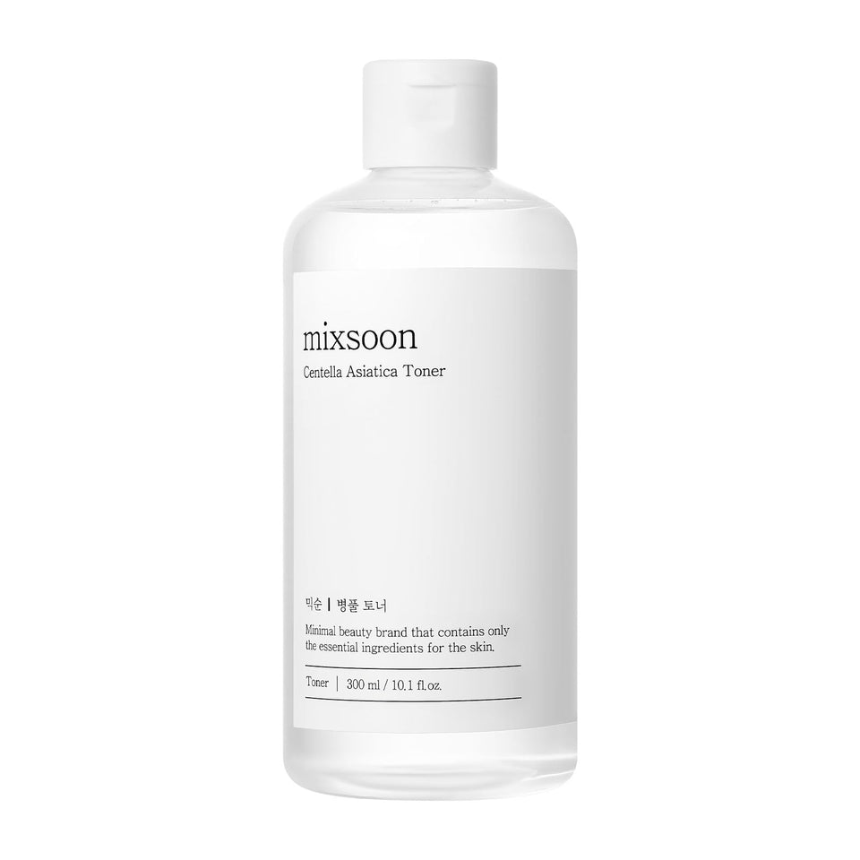 mixsoon front packaging showing bottle and label, soothing gentle formula benefit