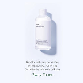 mixsoon toner in skincare routine setting, calming barrier support benefit