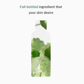 mixsoon toner texture close-up on hand, fast-absorbing hydration benefit