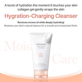mixsoon pouring cleanser onto hand to show easy dispensing and smooth application