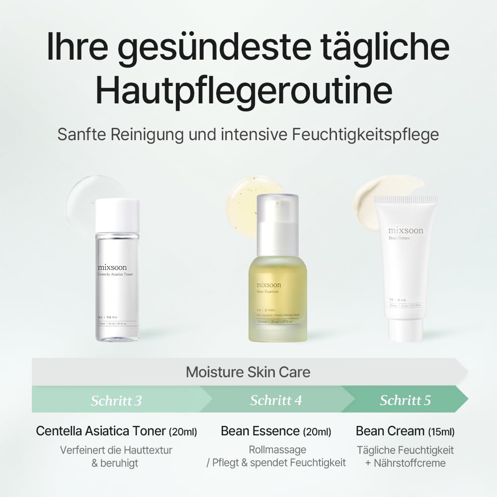mixsoon cream held in hand for size comparison showing 30ml compact jar benefit: travel-friendly moisture