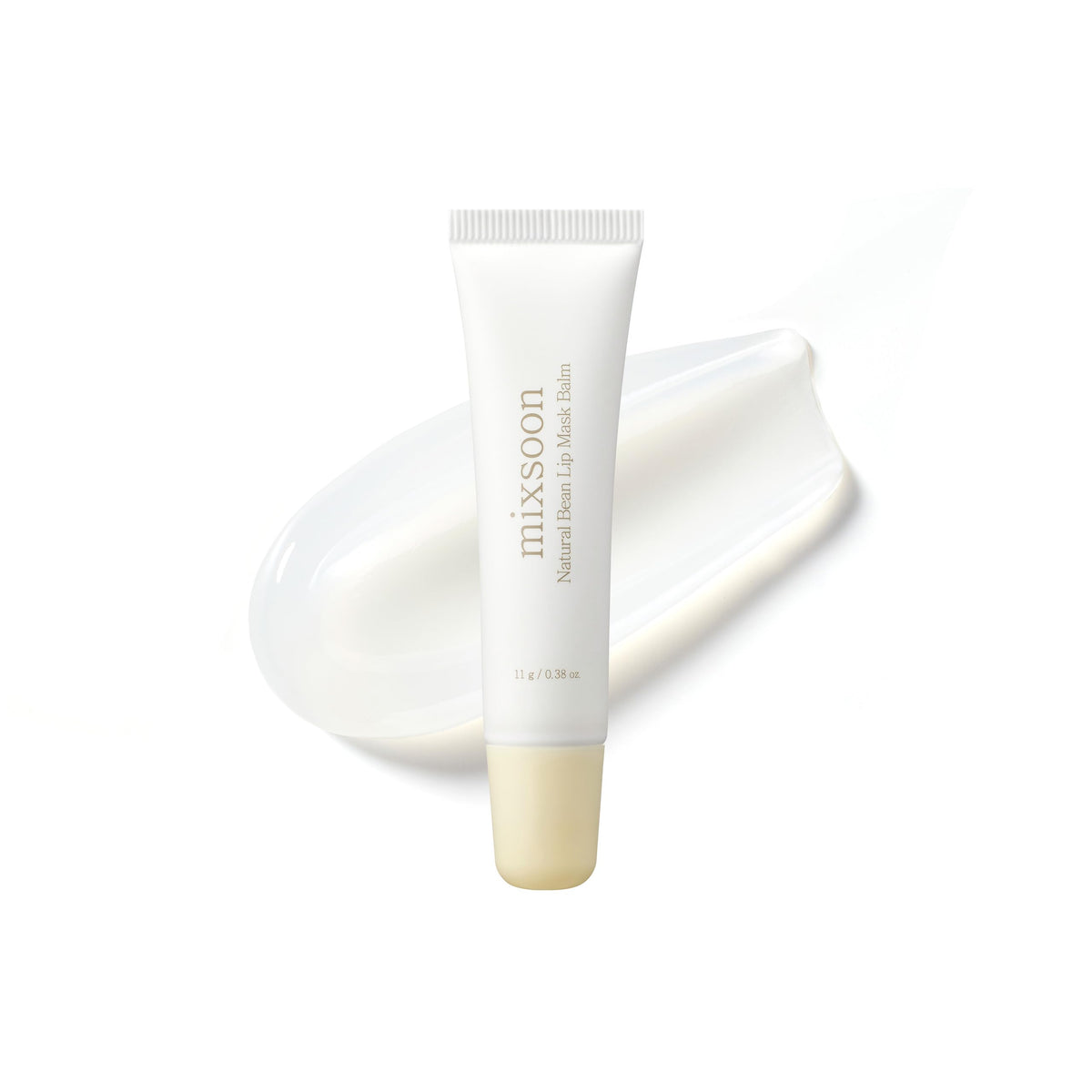 mixsoon glass jar front view showing compact travel-friendly packaging and clear branding