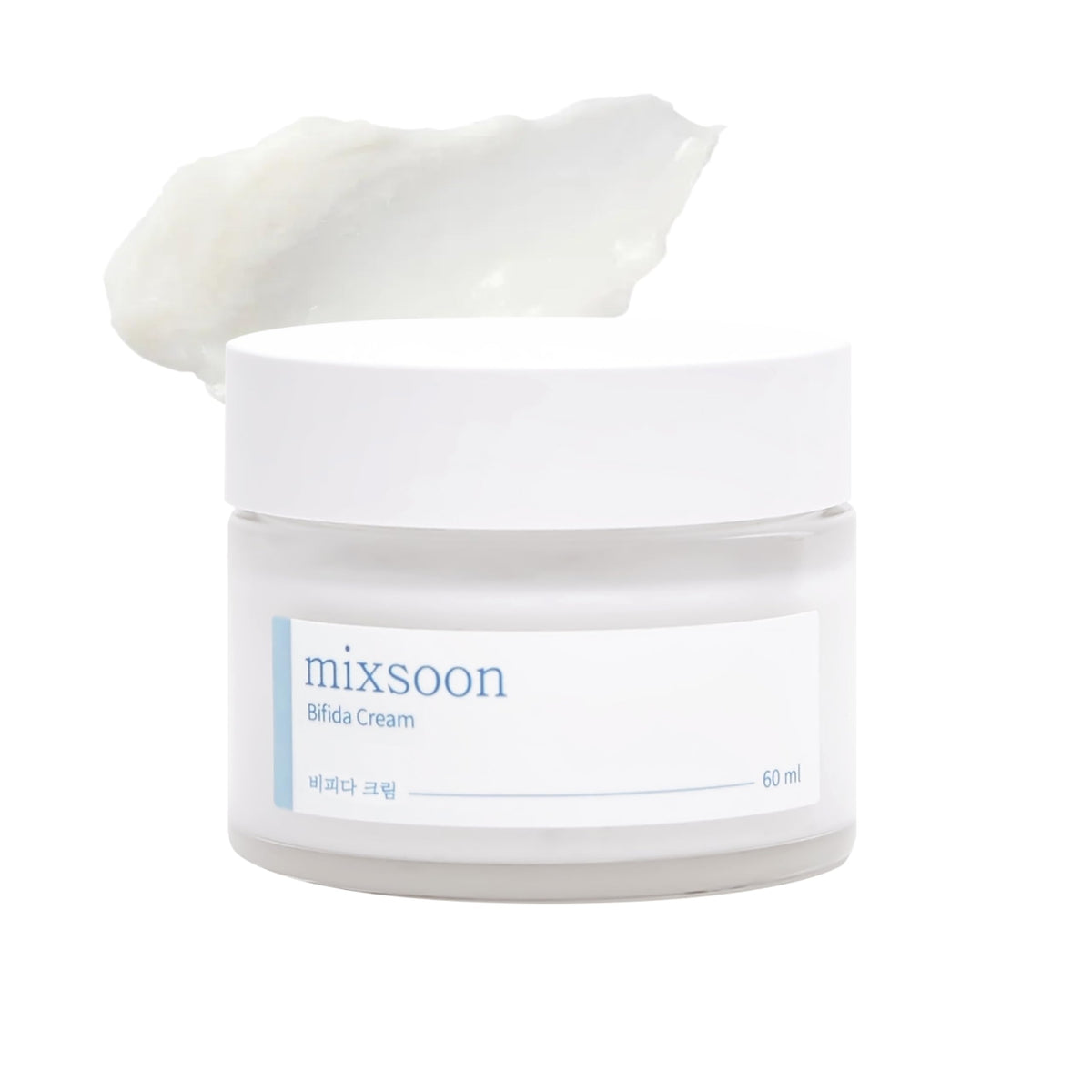 mixsoon cream front jar showing clean packaging and protective glass benefit