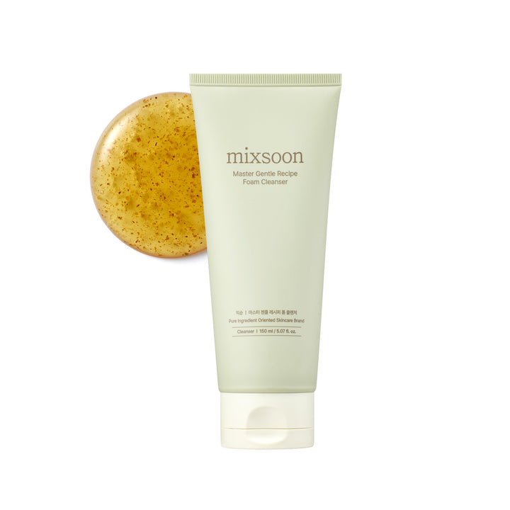 mixsoon front packaging showing cleanser bottle and clear branding for easy identification