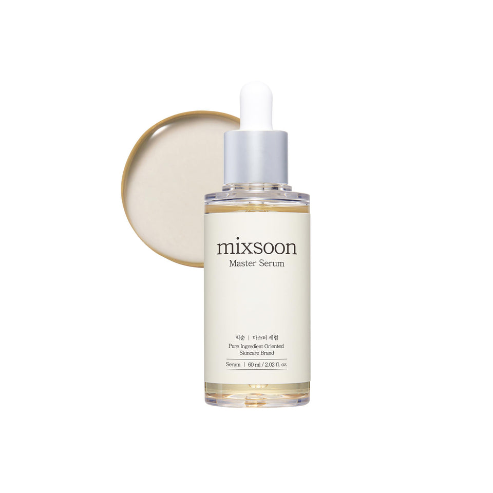 mixsoon Master Serum front bottle showing sleek packaging and volume
