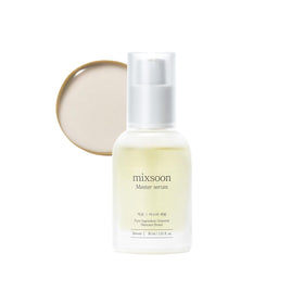 mixsoon Master Serum glass bottle front view showing elegant packaging and clarity