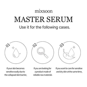 mixsoon Master Serum staged on bathroom shelf conveying daily skincare routine boost