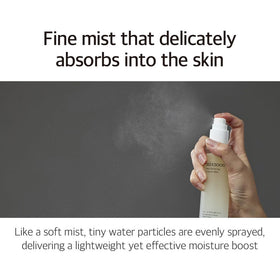 mixsoon mist refreshing makeup, revives dewy glow without heaviness