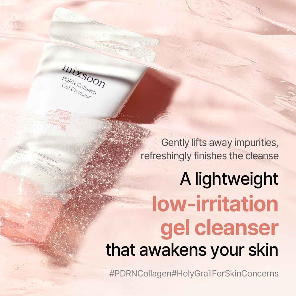 mixsoon pump and label close-up highlighting usage ease and ingredient callouts