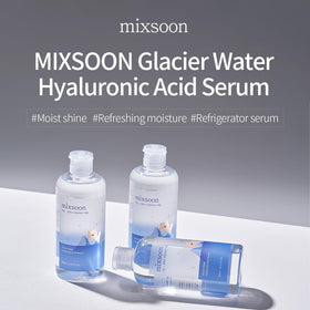 mixsoon dispensing serum from pump with 300ml size shown for value benefit