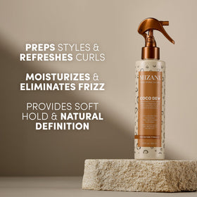 Mizani spray nozzle detail demonstrating even mist for quick application