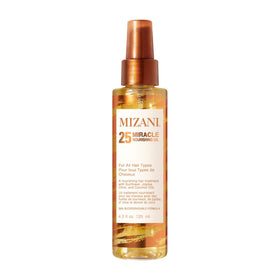 Mizani front packaging showing bottle and label for quick product ID and benefits