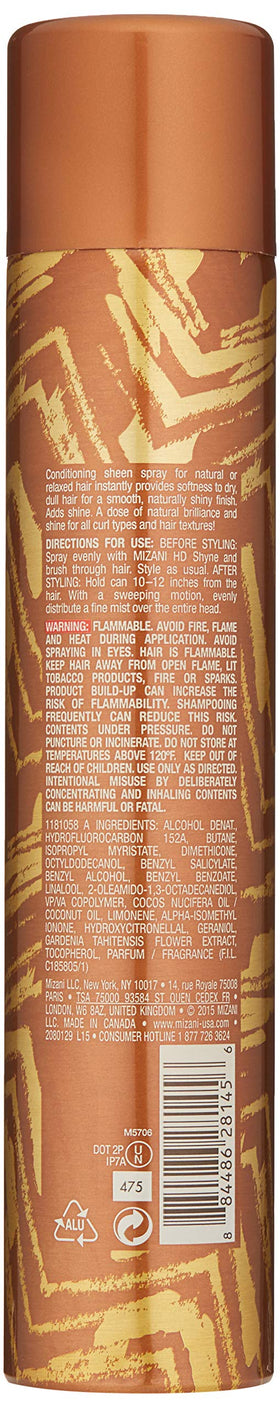 Mizani fine mist spraying to deliver lightweight shine