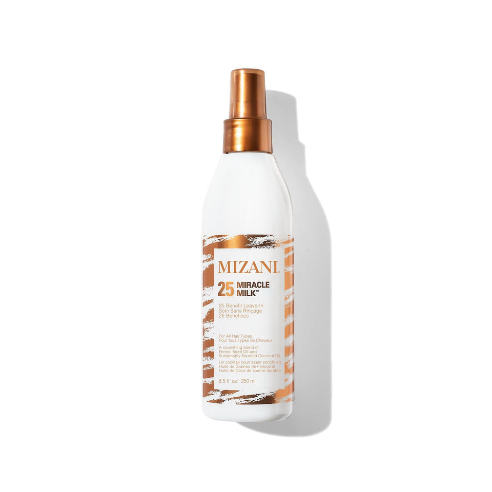 Mizani front packaging showing bottle and clarity for easy identification
