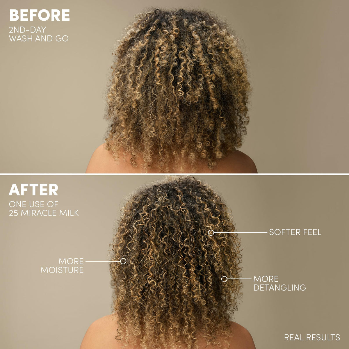 Mizani texture close-up showing lightweight milk consistency for smooth slip
