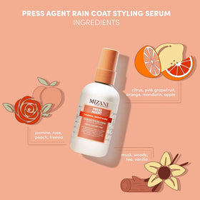 Mizani argan oil ingredient shot highlighting nourishing oil for added moisture