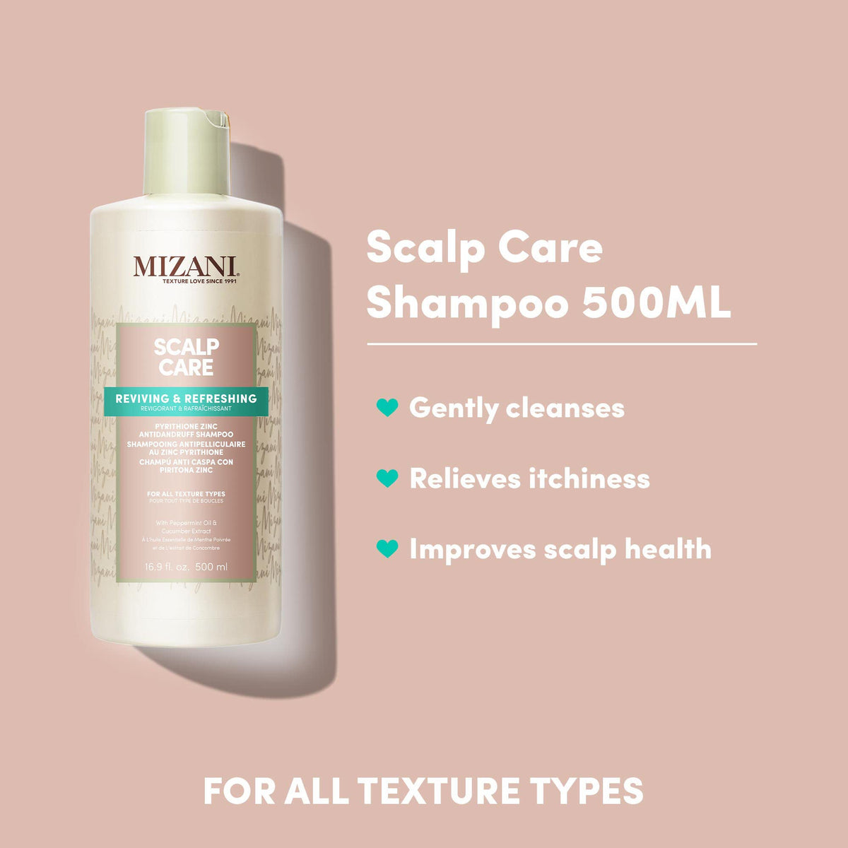 Mizani pump nozzle close-up for easy dispensing and controlled use
