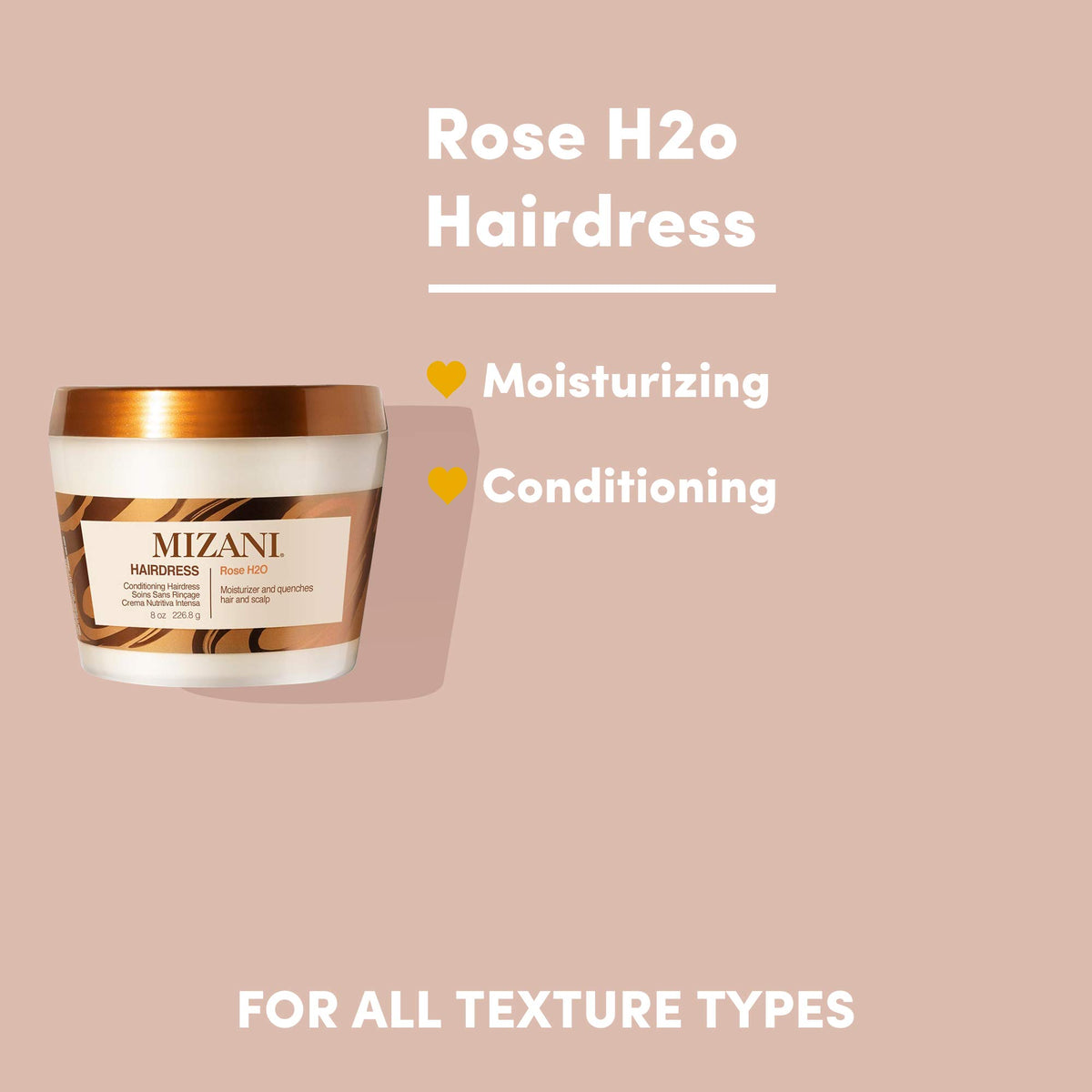 Mizani applying hairdress to mid-lengths showing frizz control benefit