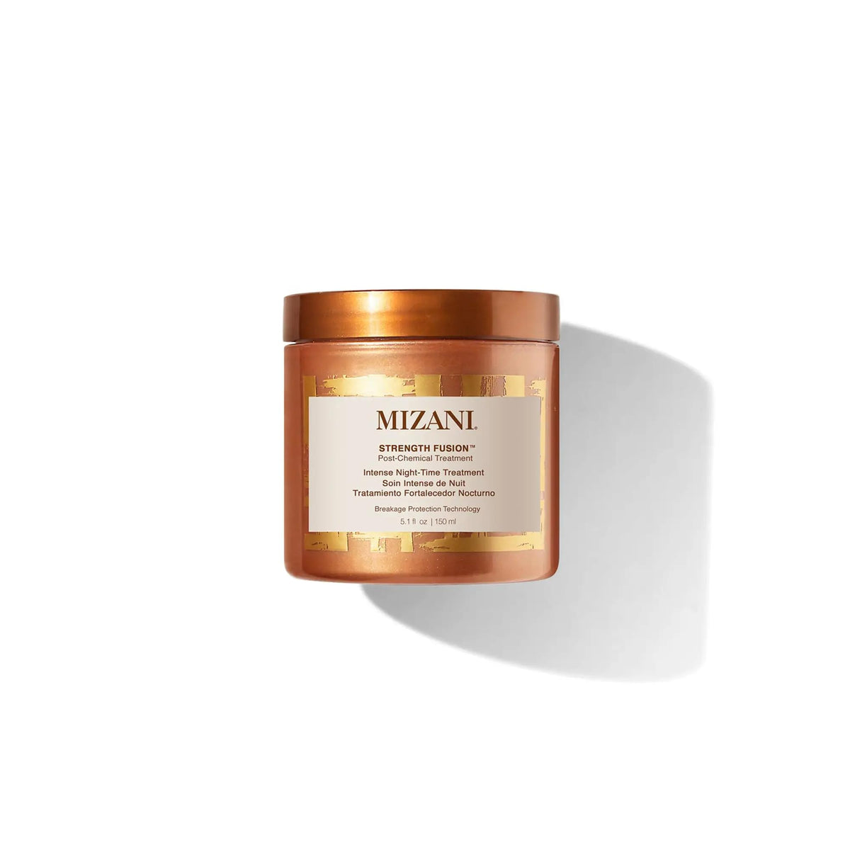 Mizani Strength Fusion front packaging showing product benefits and branding