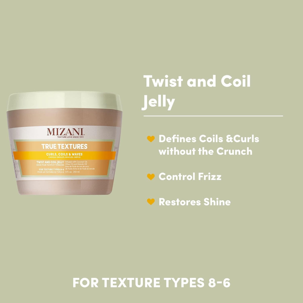 Mizani gel texture close-up showing smooth consistency for easy application