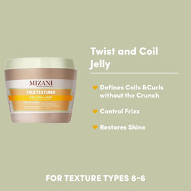 Mizani gel texture close-up showing smooth consistency for easy application