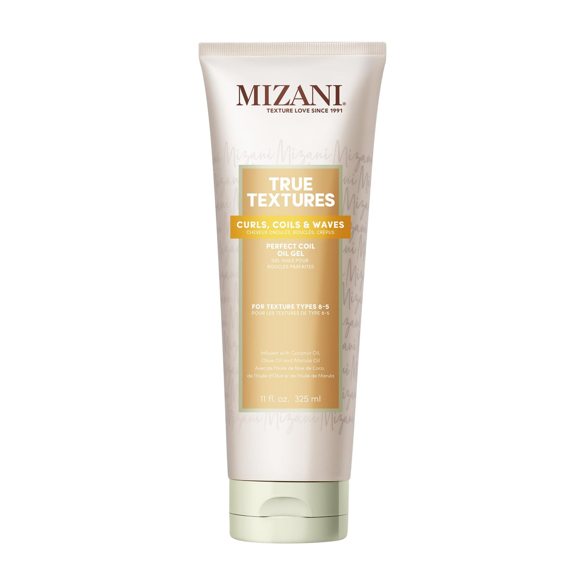 Mizani front packaging showing product name and benefits, clear labeling
