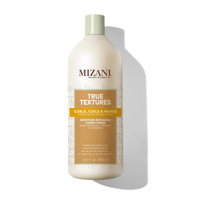Mizani front packaging showing product and benefits for defined curls