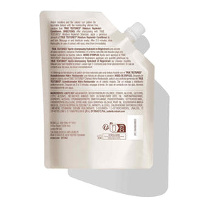 Mizani True Textures bottle next to hand illustrating 16.9 oz size and value