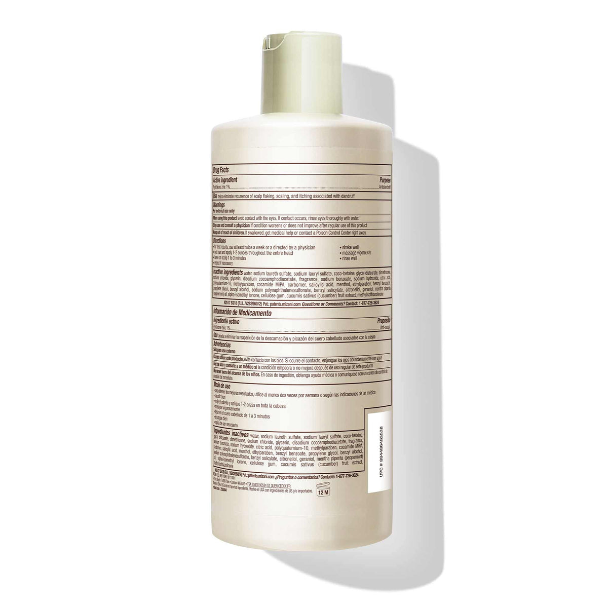 Mizani paired with Scalp Care Conditioner for balanced moisture