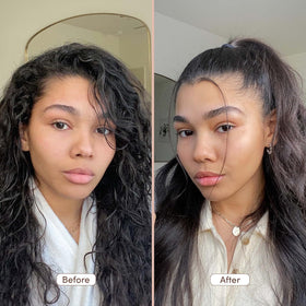 Mizani applicator close-up delivering precise scalp treatment