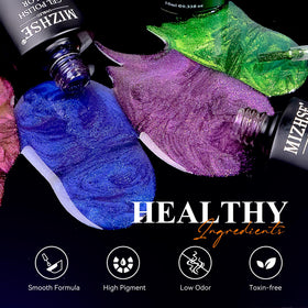 MIZHSE black base bottle label for deeper magnetic contrast and better results