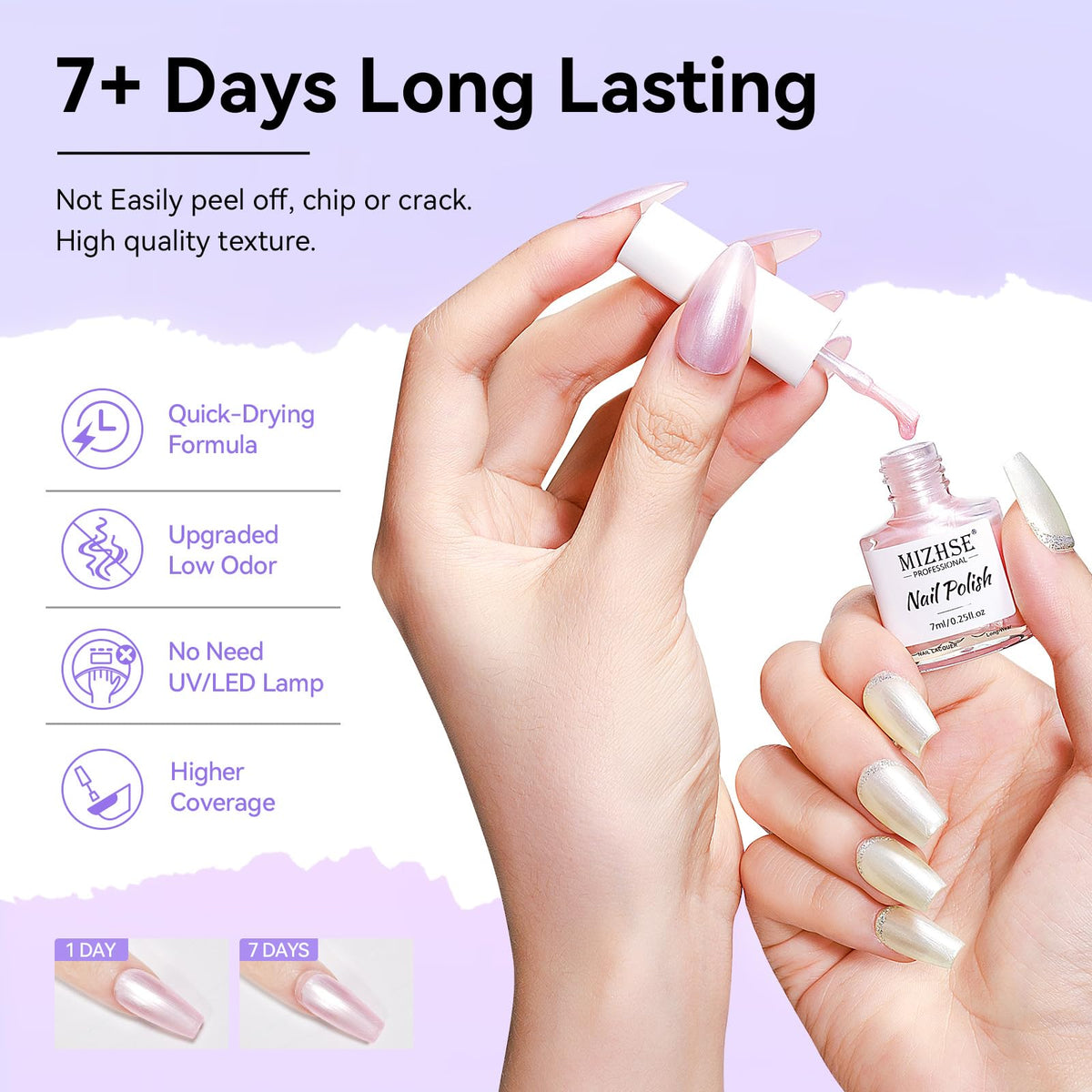 MIZHSE bottle in hand illustrating compact 7ml size for travel convenience