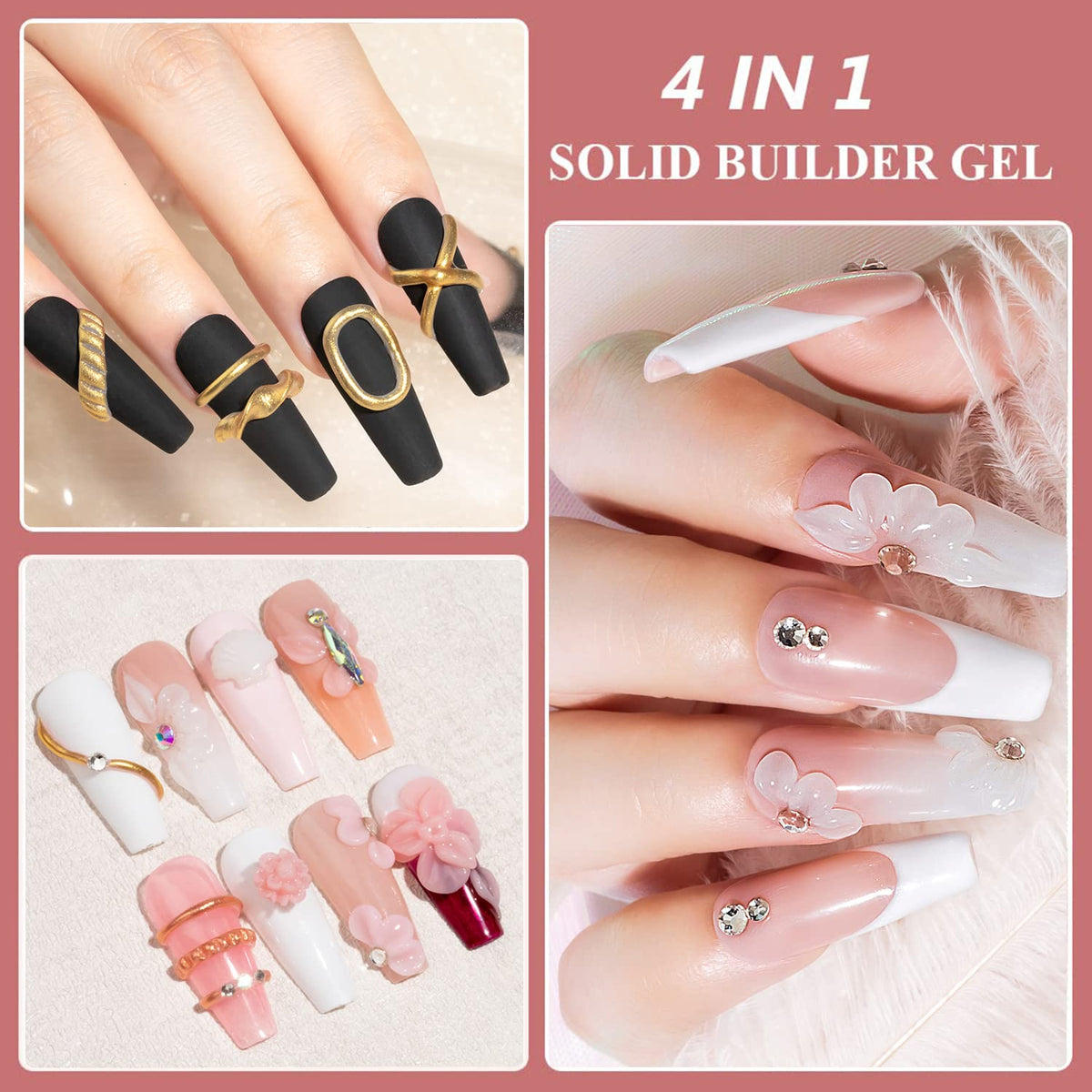 MIZHSE cured French-tip extensions showcasing smooth durable finish and polishability