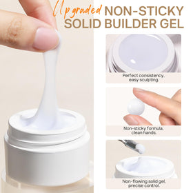 MIZHSE dual-ended silicone pen with nail forms for controlled placement and shaping