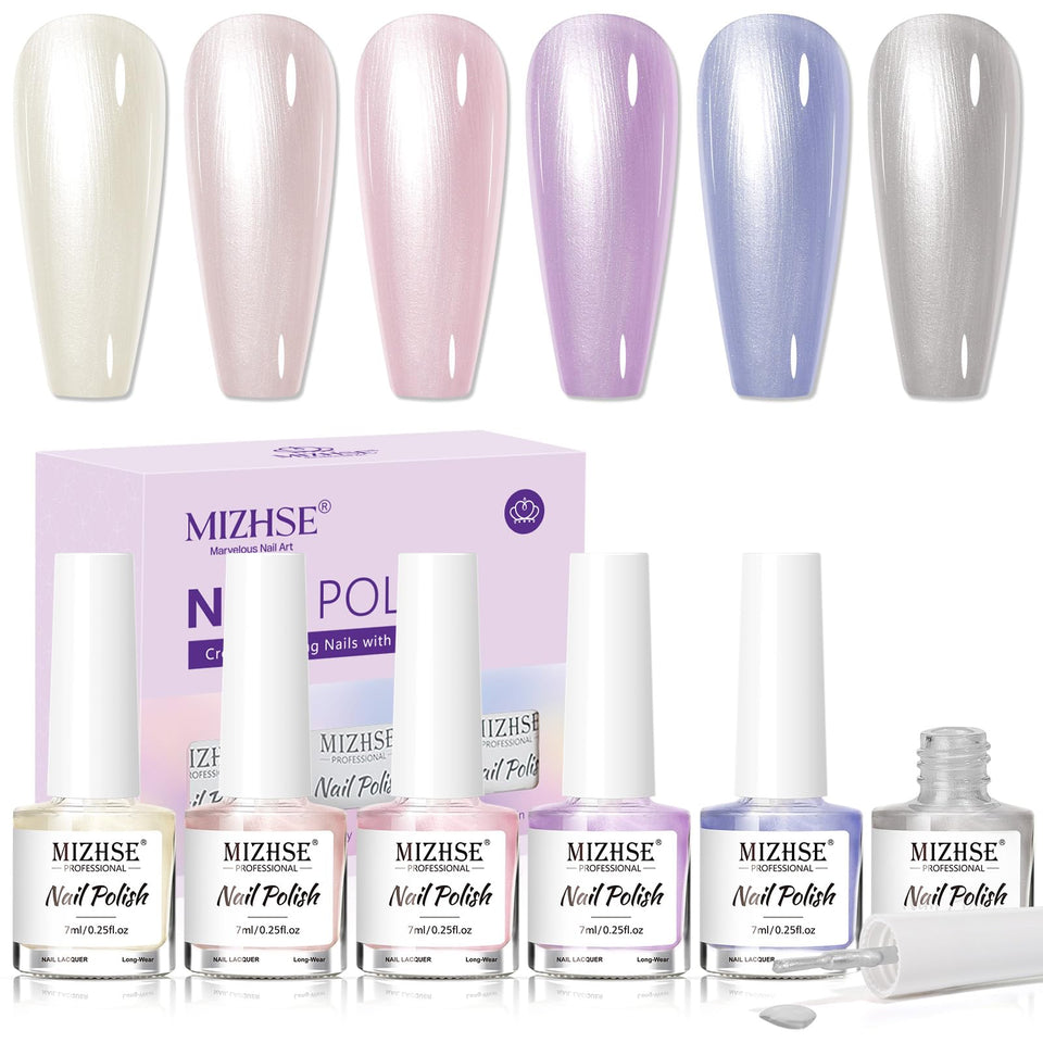MIZHSE front packaging showing six mini bottles and vibrant colors for easy choice