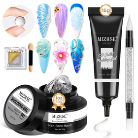 MIZHSE kit front packaging showing all components and clear contents