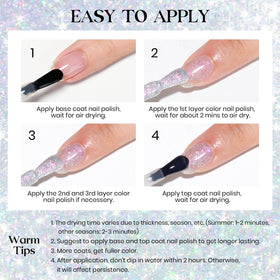 MIZHSE polish layered over dark base showing color enhancement benefit