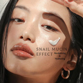 MIZON cream texture close-up showing lightweight non-greasy hydration