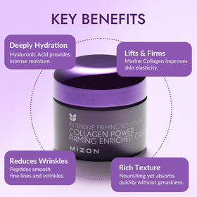 MIZON open jar with spatula showing hygienic scoop and nourishing formula