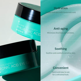 MIZON product label listing triple hyaluronic acid and seaweed actives