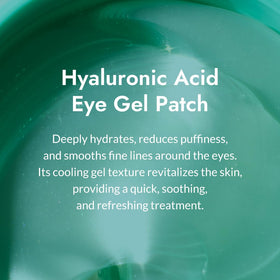 MIZON close-up hydrogel patch texture illustrating cooling hydration