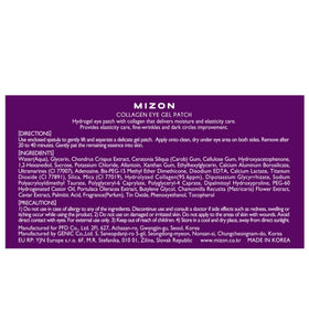 MIZON patch applied to neck and forehead for targeted hydration