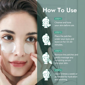 MIZON patches staged in bathroom for daily skincare routine
