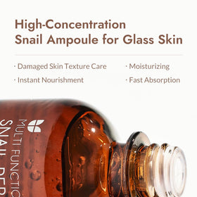 MIZON close-up of lightweight, gel-like texture highlighting fast absorption